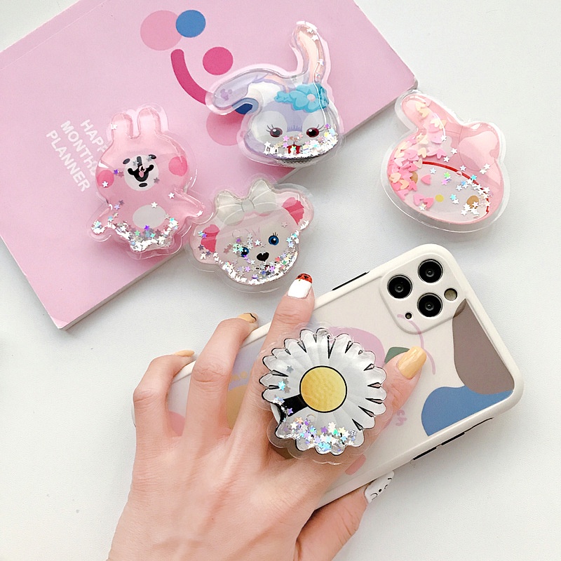 Pop Socket Phone Holder Air Bag Cartoon Stellalou Cute Phone Stand Holder Daisy Popsocket