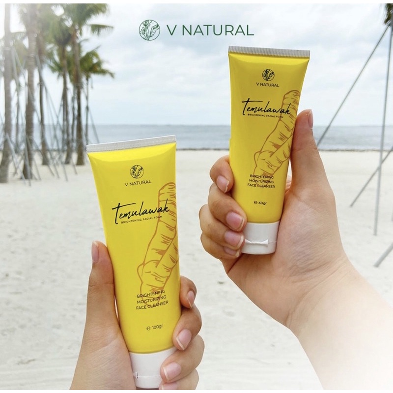 V Natural Brightening Facial Foam