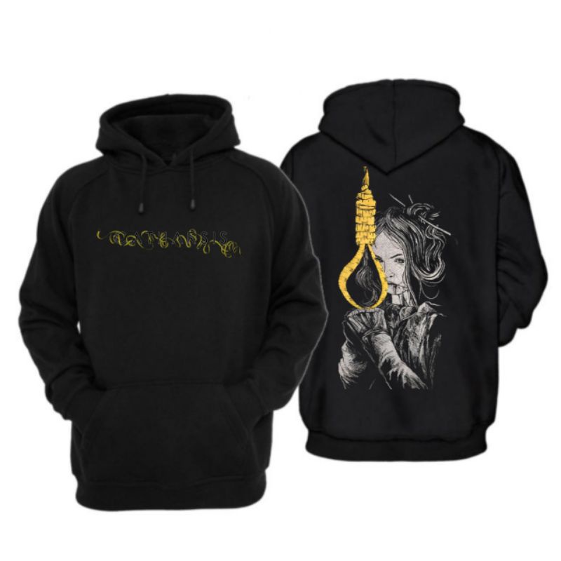 JAKET HOODIE CATHARSIS DISTRO LOGO CHAPTER BULLIMIA EMPIRE PREMIUM