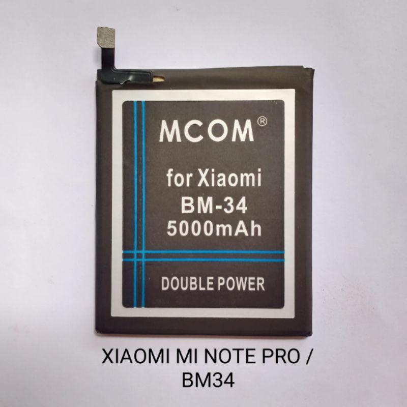 Baterai Xiaomi BM34 BM 34 Mi Note PRO double power battery batre baterei batere batrei