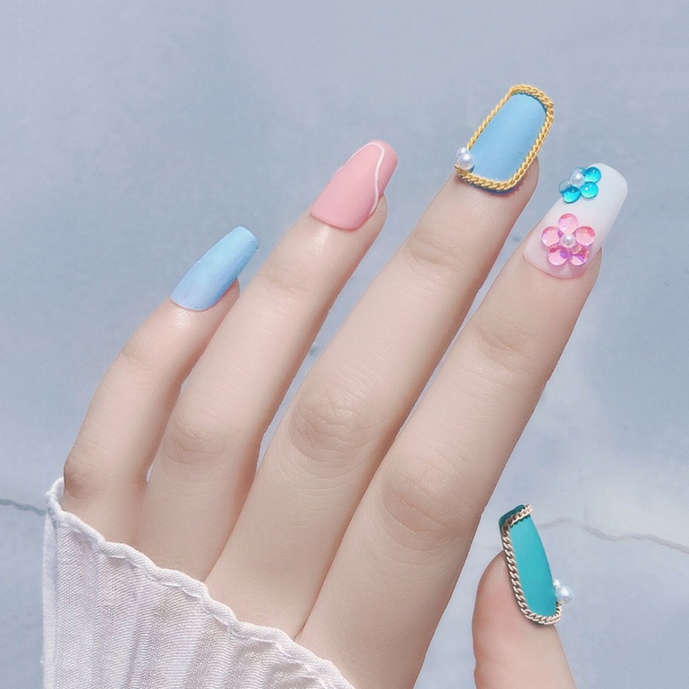 Mxbeauty Hiasan Kuku 3d Bentuk Hati / Bunga / Matahari / Beruang Untuk Nail Art / Manicure Diy