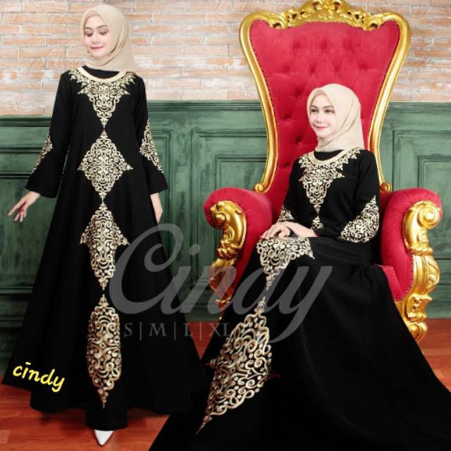 GAMIS ABAYA BORDIR / GAMIS SEMI TURKI / GAMIS ABAYA TURKI