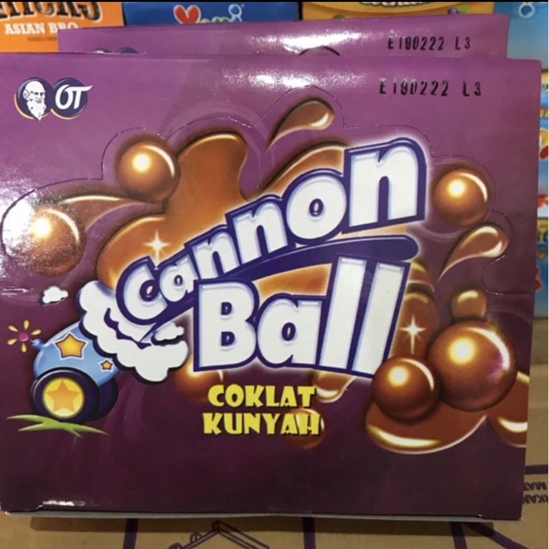 

Cannon Ball (coklat kunyah)