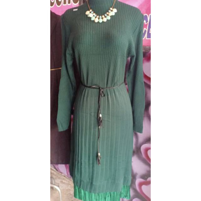 Baju rajut plisket bludru bangkok