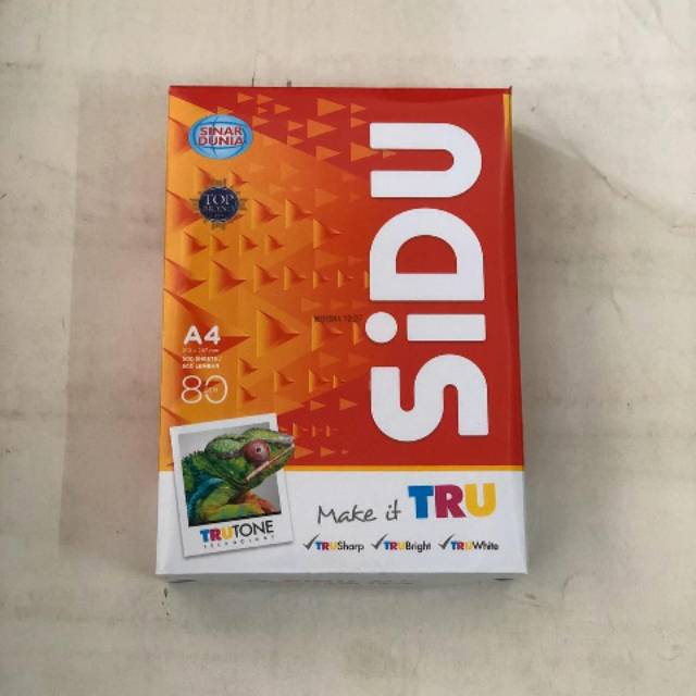 

KERTAS HVS A4 SINAR DUNIA 80 GR