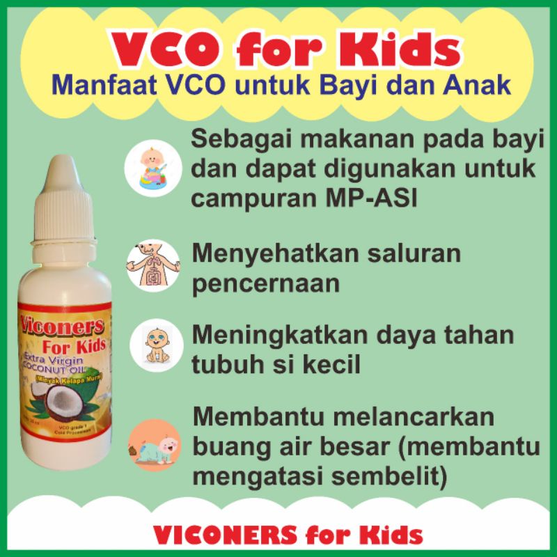 

VCO FOR KIDS/ MINYAK KELAPA / MINYAK VCO BAYI / MPASI