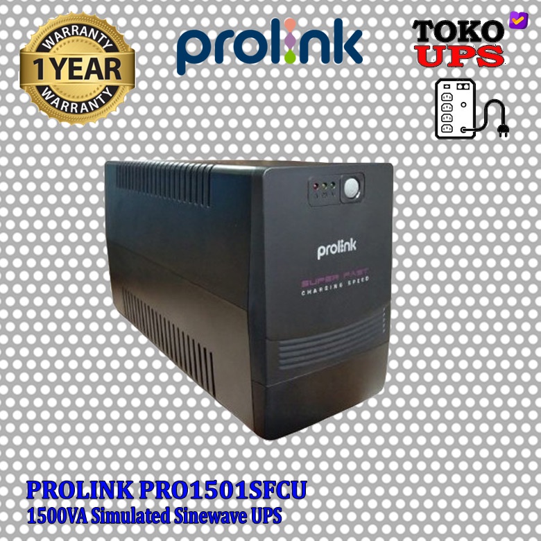 UPS PROLINK PRO1501 PRO1501SFCU 1500VA 900W