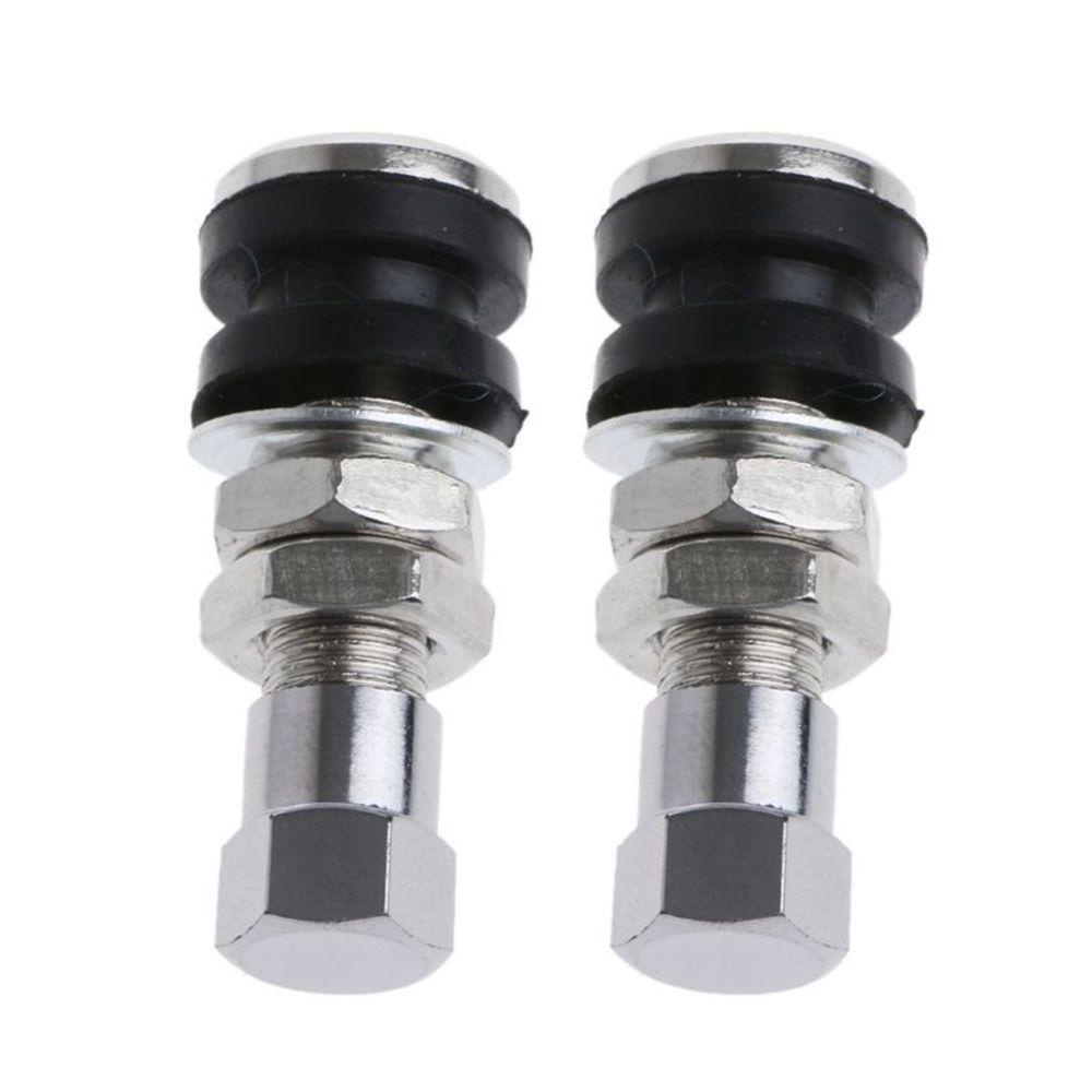 Lanfy Tire Valve 2Pcs/pasang Paduan Ban Tubeless+Karet Onderdil Otomatis