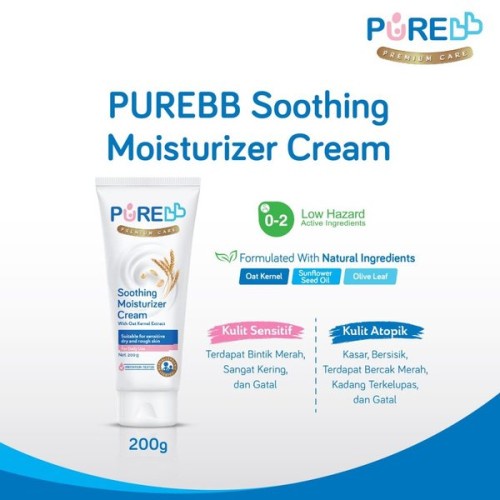 Pure Bb Soothing Moisturizer Cream 200gr