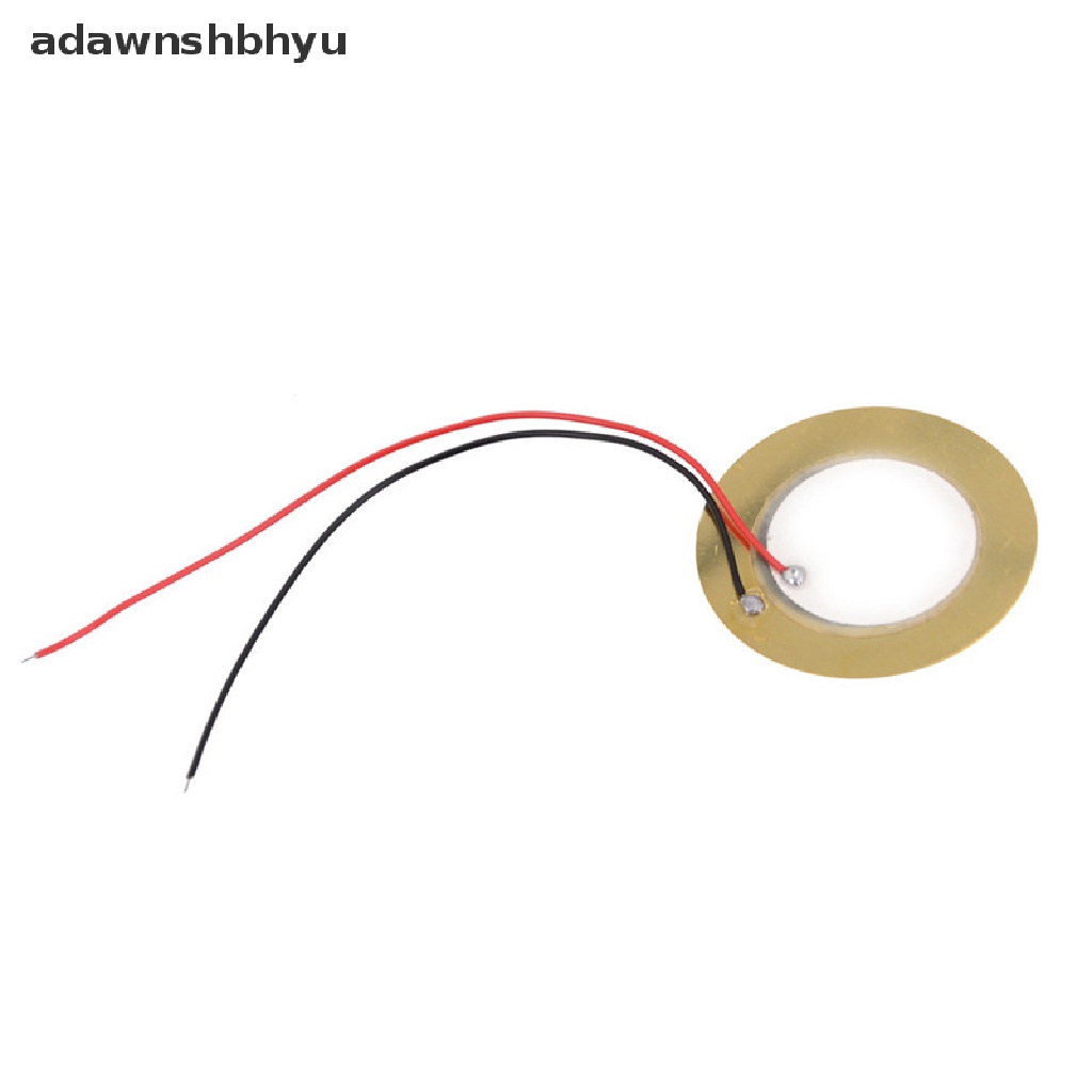 [adawnshbhyu] 10pcs 35mm Piezo Elements buzzer Sounder Sensor Trigger Drum Disc+Kawat Tembaga.