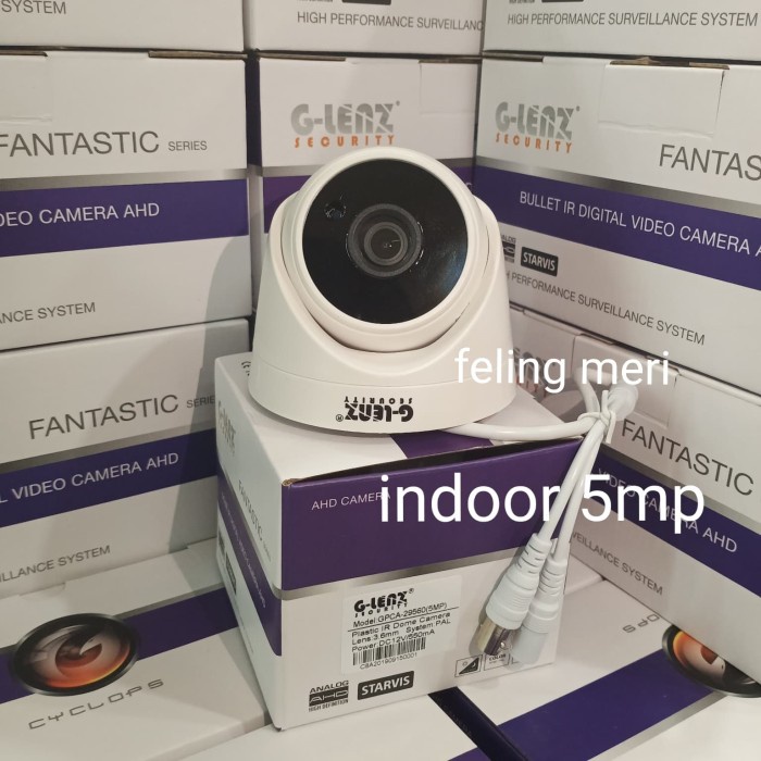 Promo Kamera cctv Indoor 5 MP 2560p Camera CCTV glenz 5mp Real