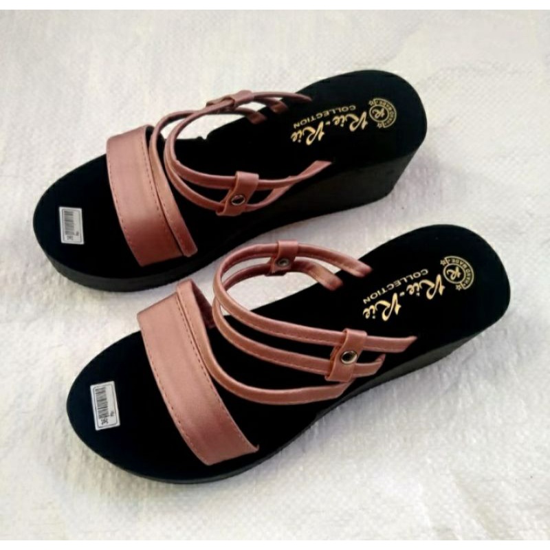 Arkn-SandaL Wedges Wanita Silang