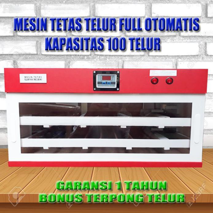 MESIN PENETAS TELUR FULL OTOMATIS KAPASITAS 100 BUTIR TELUR AYAM BEBEK