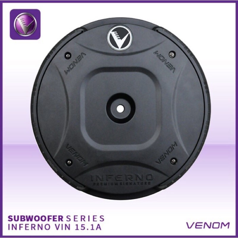 Subwoofer Aktif 15 Inch Venom Inferno VIN 15.1A Sub Ban Serep Mobil 15 Inci Built in Power Amplifier