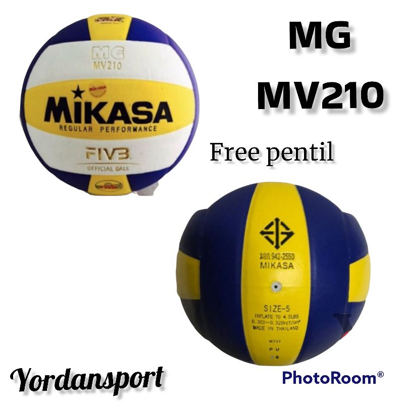 BOLA VOLI 210 / BOLA VOLLY 210 FREE PENTIL DOP BOLA