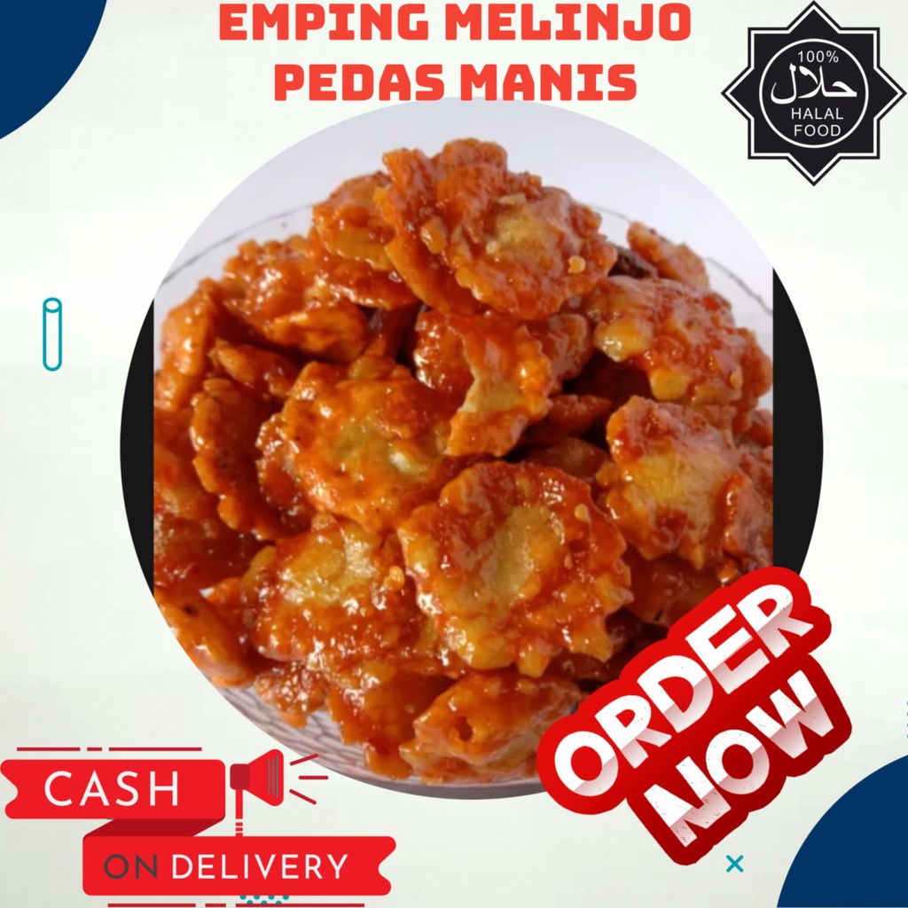 

emping mlinjo 100 gr pedas manis/emping melinjo balado/emping balado/emping pedas manis/emping pedas