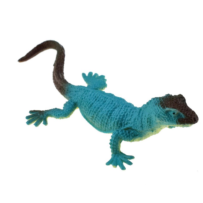 6pcs Mainan Simulasi model Kadal Reptil Bahan Plastik PVC