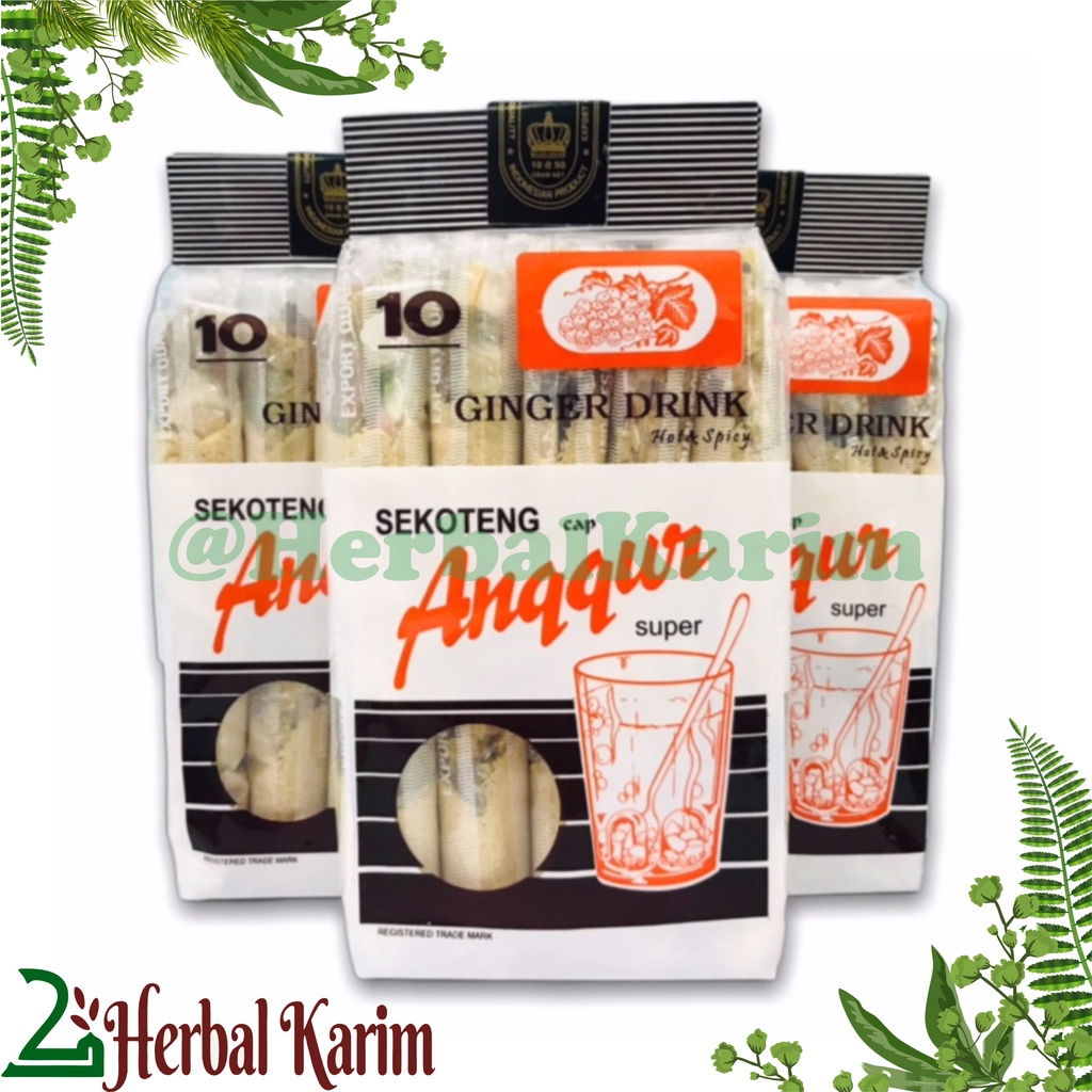 

WEDANG SEKOTENG CAP ANGGUR SUPER WEDANG JAHE GINGER DRINK 10 SACHET