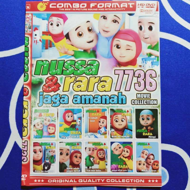 Kaset DVD Film Kartun Anak NUSA & RARA episode TERBARU 7736