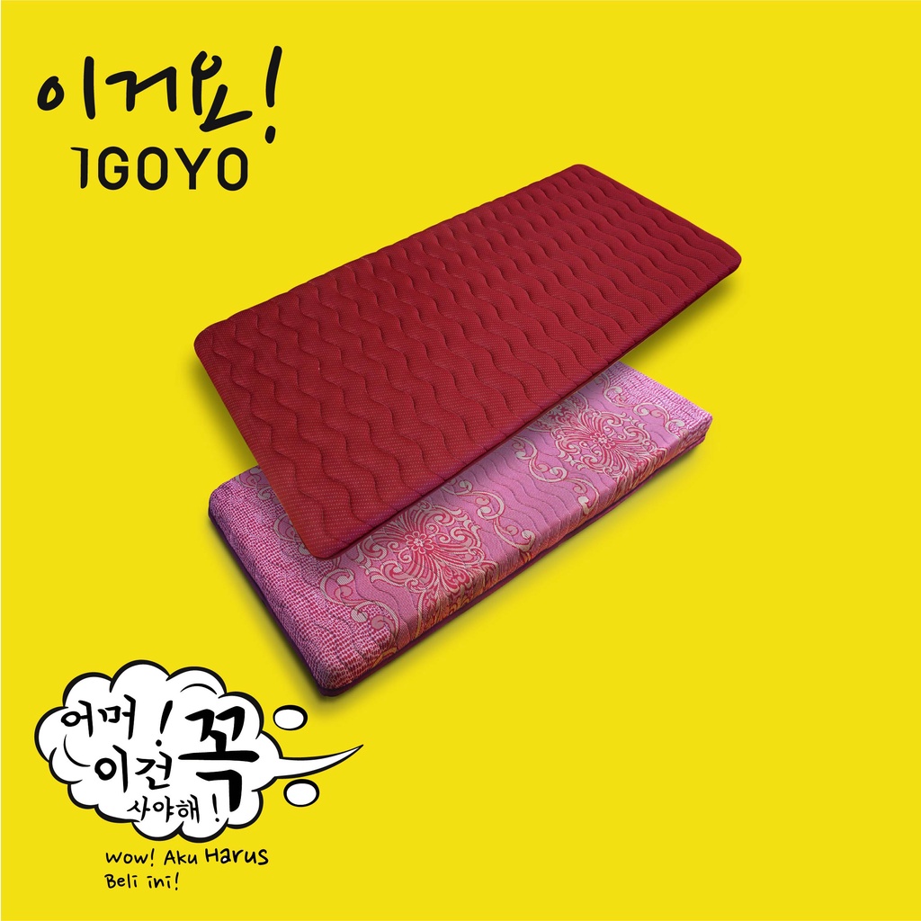 IGOYO Kasur Lipat Red 90/120/140/160x200cm Matras Busa