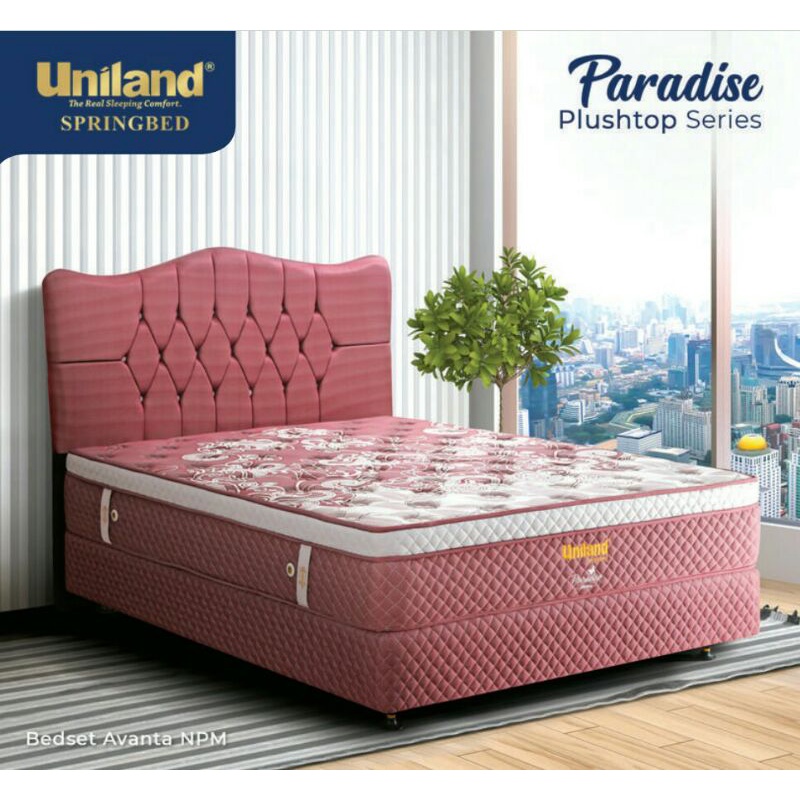 Spring bed Uniland Paradise Plush Top Avanta - Full Bedset
