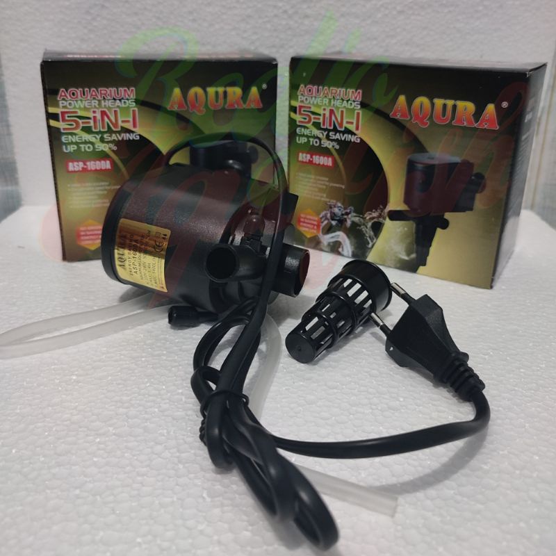 Pompa Aquarium Mesin Pompa Merk Aqura Type ASP-1600A