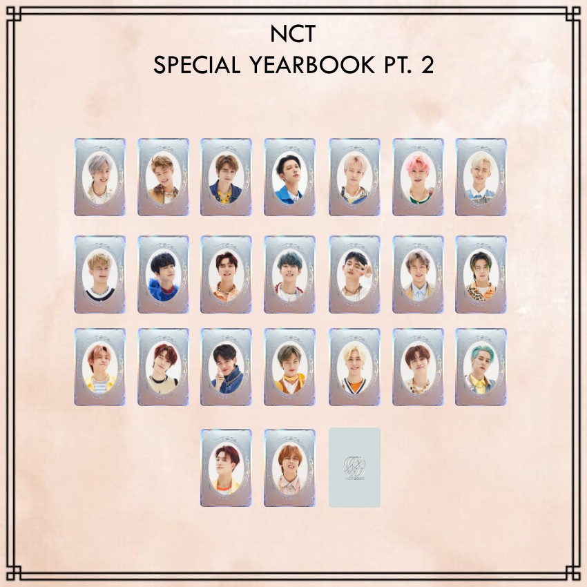 Nct Resonance Pt 1 Pt 2 Special Yearbook Photocard Shopee Indonesia