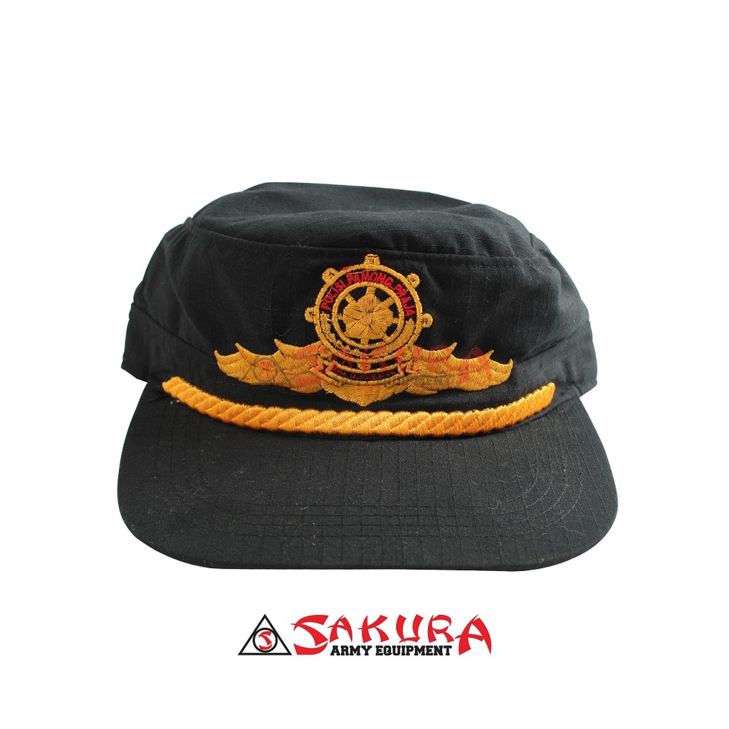 Topi Komando POL PP Wing Pama Hitam