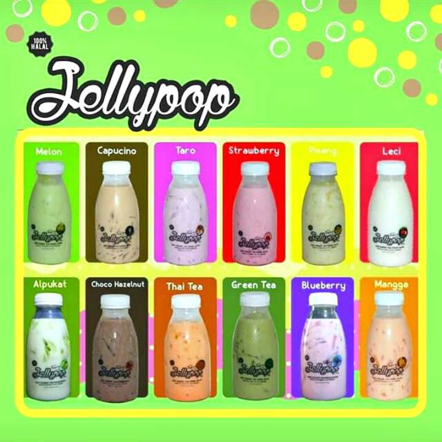 

Jelly pop tanpa pengawet dan pemanis buatan