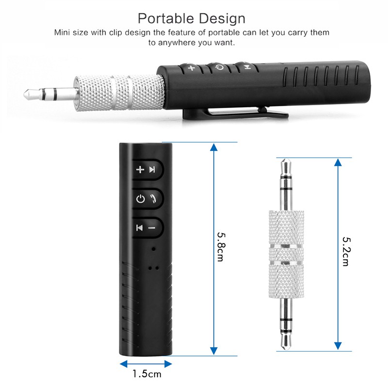 Bluetooth Receiver Nirkabel Untuk Music dan Speaker Headphone Musik