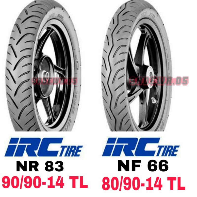 Ban IRC depan belakang  tubeles vario125 / beat /scopy / vario110/ spacy / mio /mio j