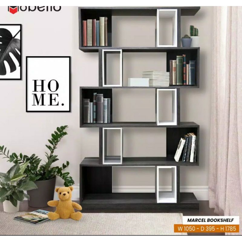 RAK BUKU PEMBATAS RUANGAN MODERN MINIMALIS