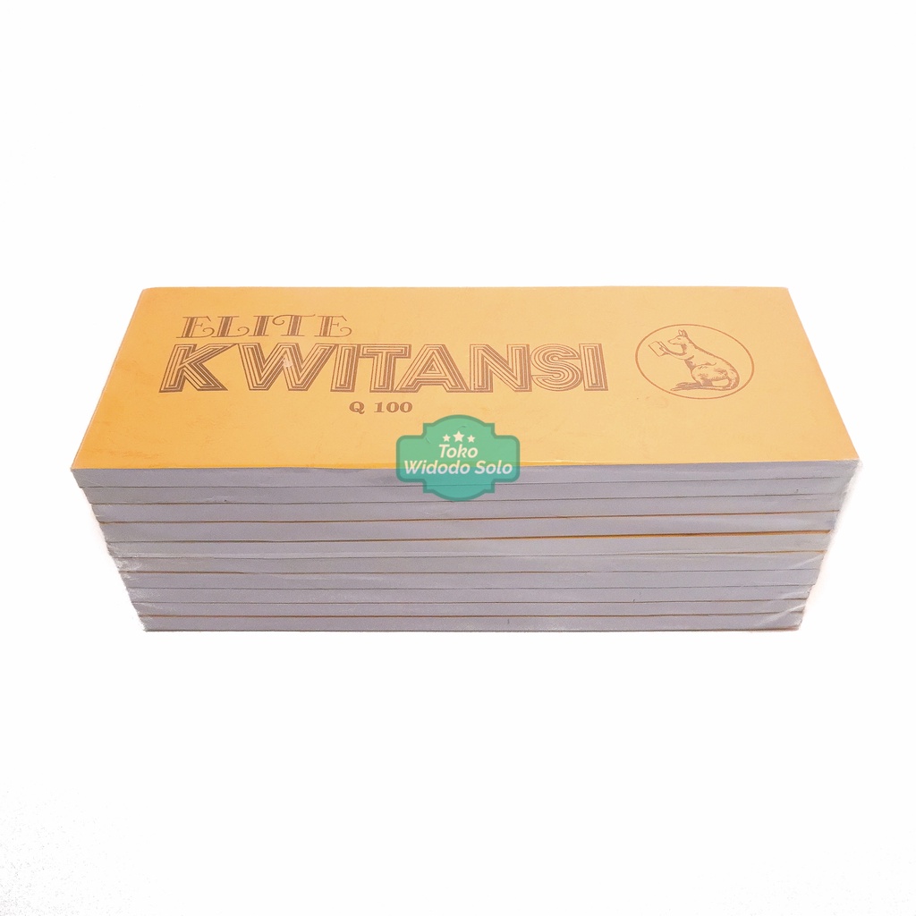

Buku Kuitansi Kecil Kangguru Q100 Isi 100 Lembar 21,5x8cm Kwitansi - 1 Pack Isi 10 Buku