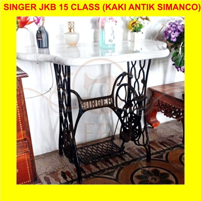 Mesin Jahit SINGER 15 Class Jkb Kaki ANTIK Simanco Tradisional LEEN