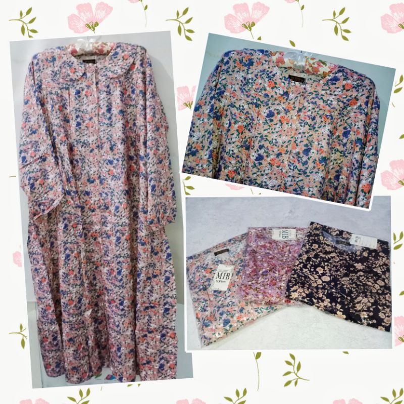 MIDI RAYON PREMIUM BUNGA BY MIB