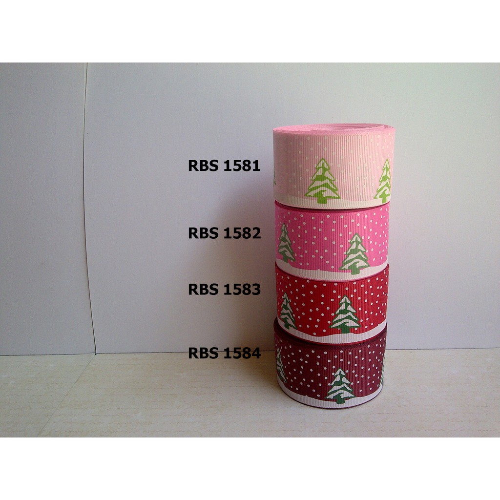 

[10 YARD] PITA GROSGRAIN MOTIF NATAL SALE RBS 1581,1582,1583,1584