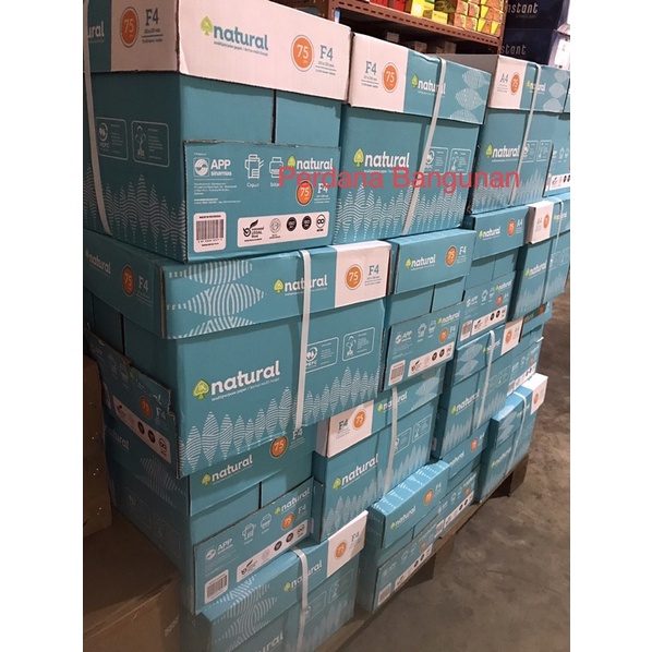 

KERTAS NATURAL HVS/KERTAS FOTOKOPI/KERTAS PRINT/NATURAL F4(215x330mm)