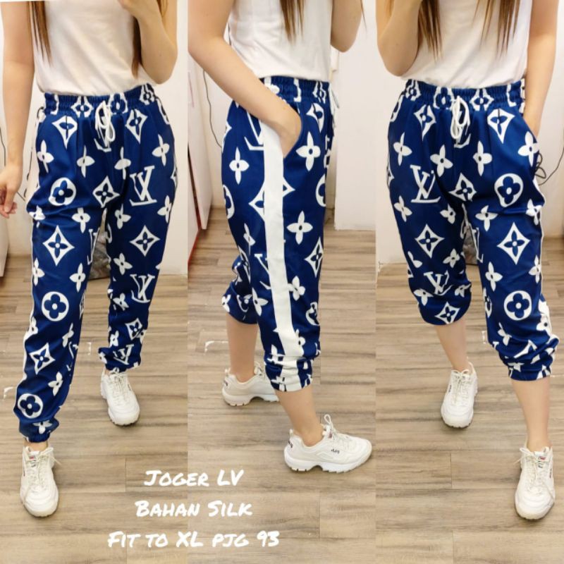 Celana LV import bahan katun silk all size