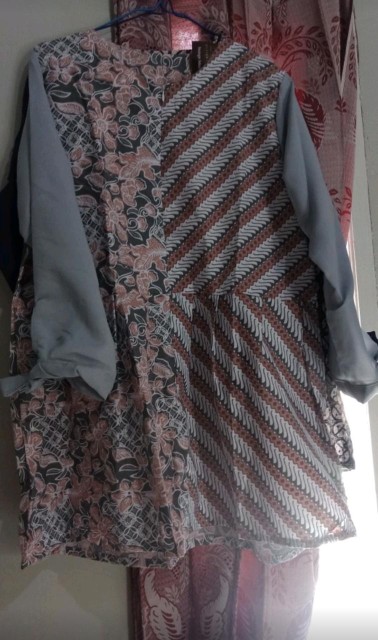 Baju Batik Wanita Modern Monalisa Genes M,l,xl,xxl Asli Pekalongan