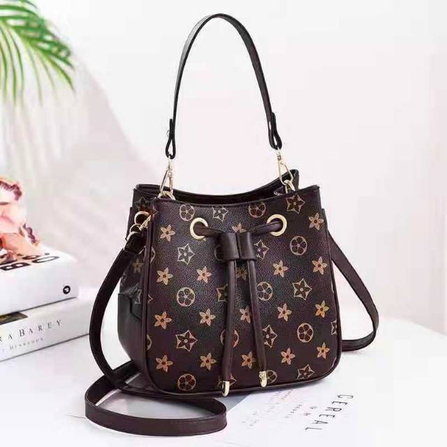 B86211-gdbrown Tas Pesta Selempang Elegan Modis Import