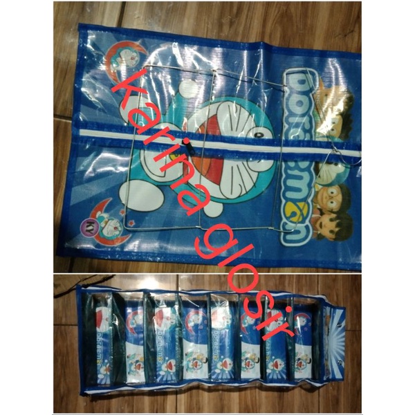 RAK SET GANTUNG 2IN1 RAK HIJAB  TANPA SAKU DEPAN UK 29X45+ RAK SEPATU