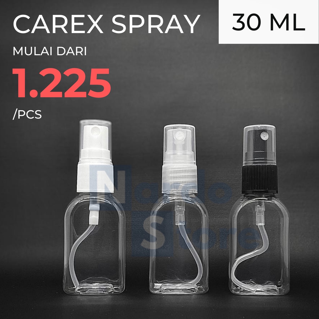 Botol spray PET 30ml Carex hand sanitizer , parfum, facemist