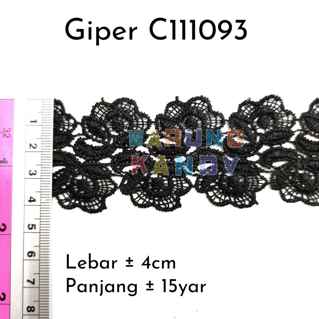 Renda Giper 1268 / 1093 46mm Hitam