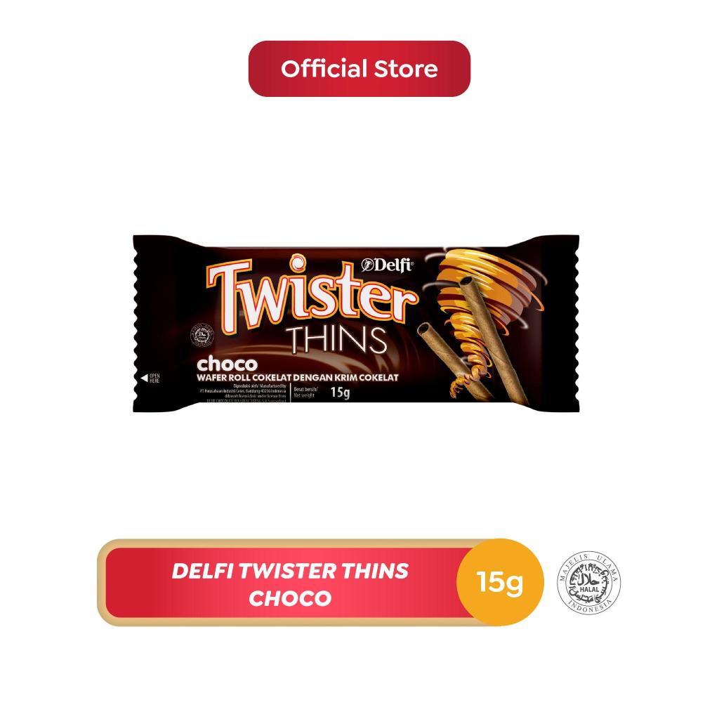 

Delfi Twister Thin Choco 15gr