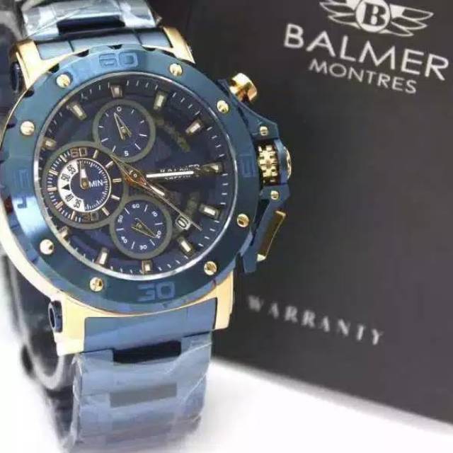 Jam tangan Balmer Original 7975 kaca sapphire anti gores