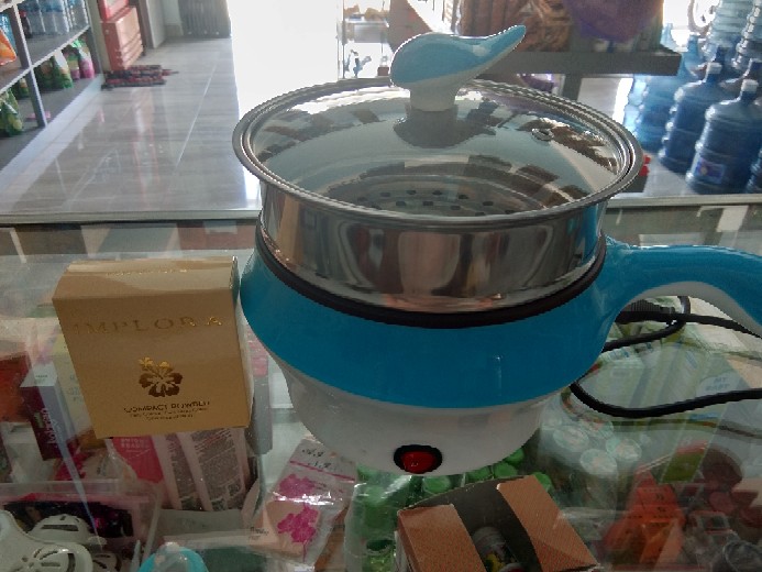 Panci Elektrik Serbaguna/ Panci Travel Listrik Multifungsi