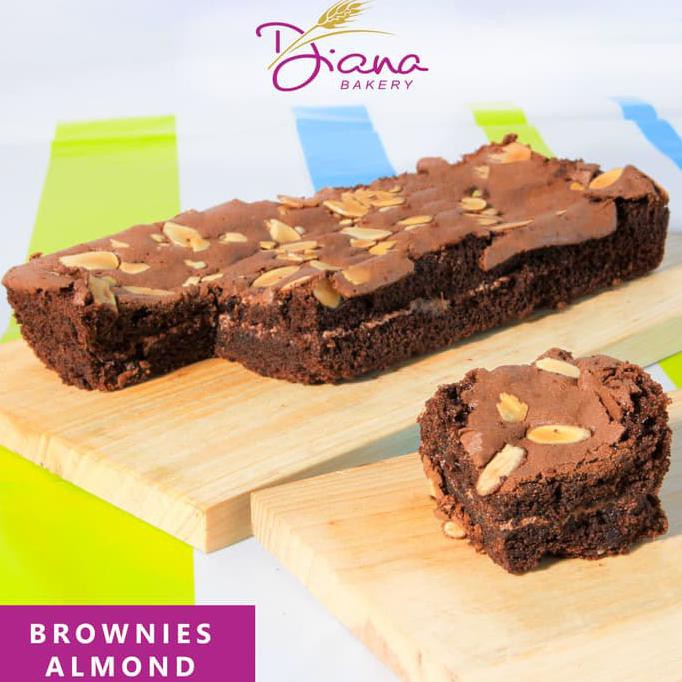 

DISKON! Brownies Almond | cokelat | kue | bolu | cake artis | chocolate
