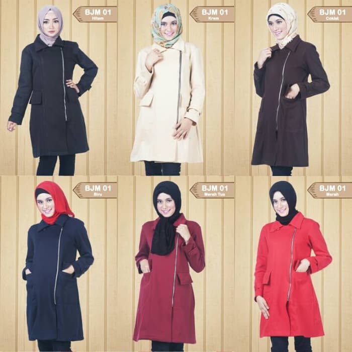 JAKET WANITA/JAKET MUSLIMAH/BELIEVE BJM 01