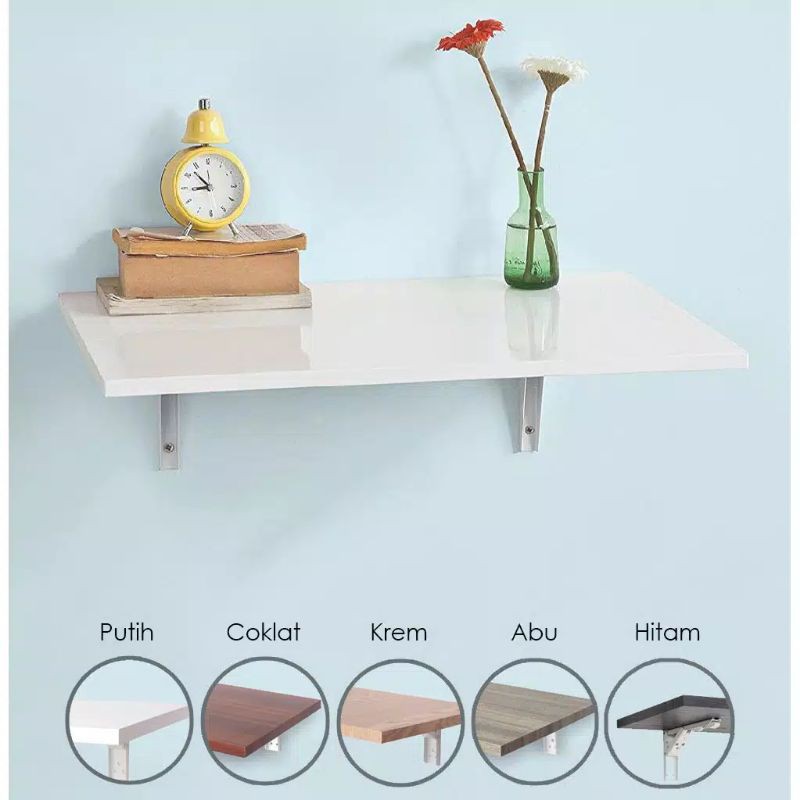 meja lipat tempel dinding