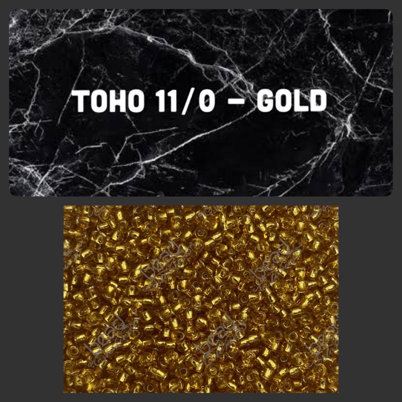 Toho Round Beads 11/0 (Gold)